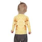 Close-up of the CB6-15 Kids Rash Guard fabric and design